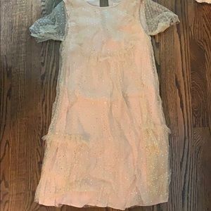 Blush party dress